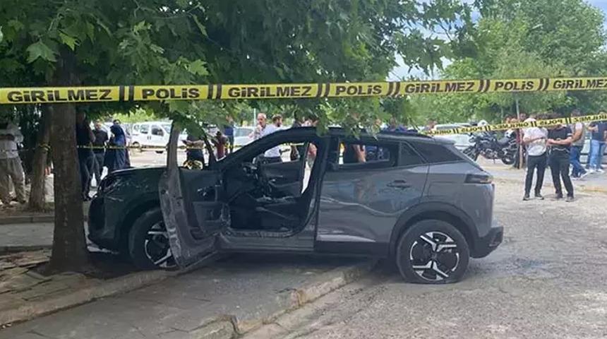 Kontrolden çıkan araç hastane bahçesine daldı! 1 ölü, 1 yaralı