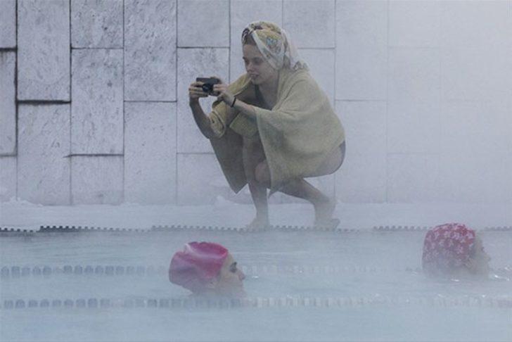 Böyle olur Rusların havuz keyfi! Kış ortasında bile oradalar G2