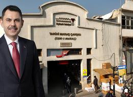 Bakan Murat Kurum duyurdu: Tarihi Kapalı Çarşı yeniden ayağa kalkıyor! "Hatıraları, kültürü, umudu yeniden canlandırıyoruz"