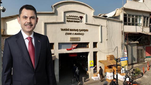 Bakan Murat Kurum duyurdu: Tarihi Kapalı Çarşı yeniden ayağa kalkıyor! Hatıraları, kültürü, umudu yeniden canlandırıyoruz