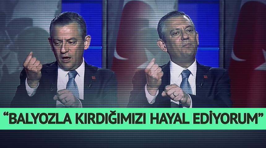 Özgür Özel'in canlı yayında göstererek anlattığı "hayali" gündem oldu: "Elimizde balyozla kırıyoruz"