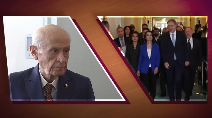 Fesih kararı sonrası ilk! Bahçeli kapıda karşıladı: DEM Parti'den MHP'ye ziyaret sona erdi! İlk açıklama geldi
