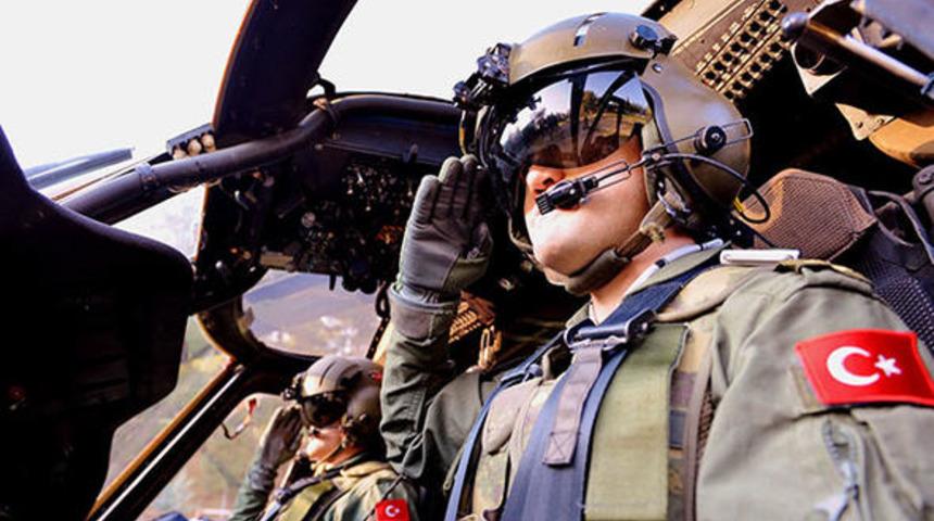 Taciz ateşine havadan imha! TSK bu fotoğrafla duyurdu!