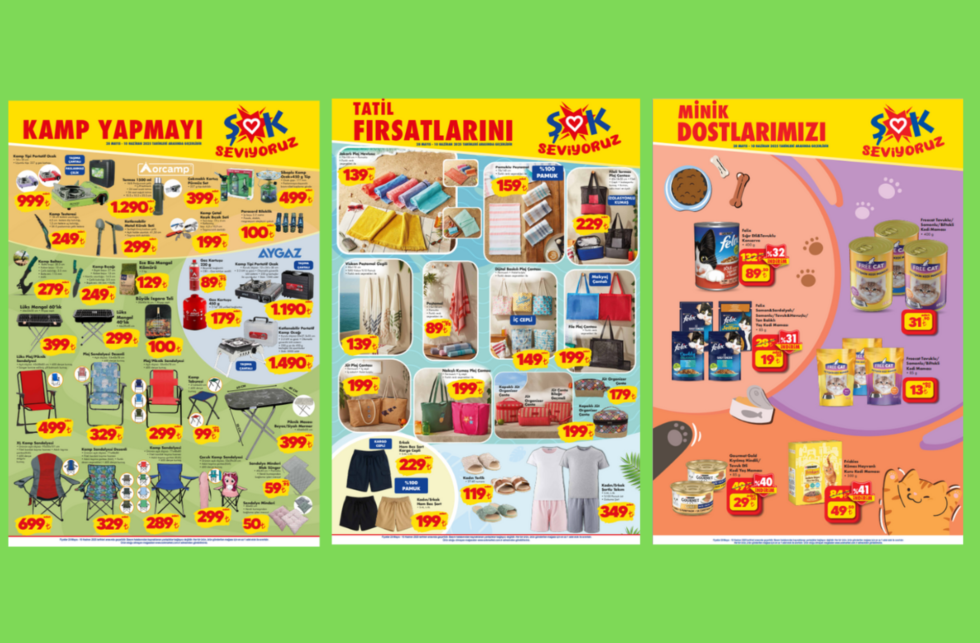 ŞOK'a kamp malzemeleri geliyor! 28 Mayıs 2025 ŞOK Aktüel Ürünler Kataloğu