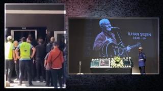 Cenazede tatsız anlar! İlhan Şeşen'in tabutu dakikalarca asansörde mahsur kaldı