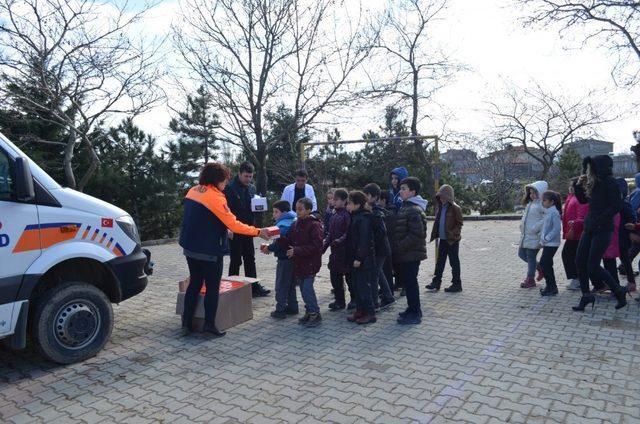 Deprem Haftası Etkinlikleri okul eğitimleriyle başladı