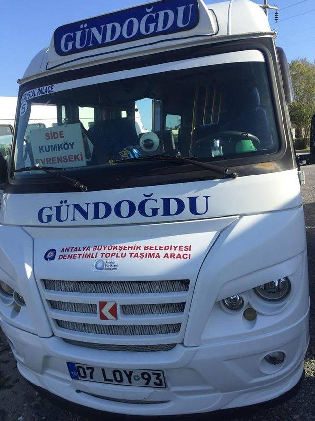 Gündoğdu minibüsleri kameralı sisteme geçti