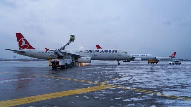 U&ccedil;aklara De-İcing işlemi yapılıyor 1