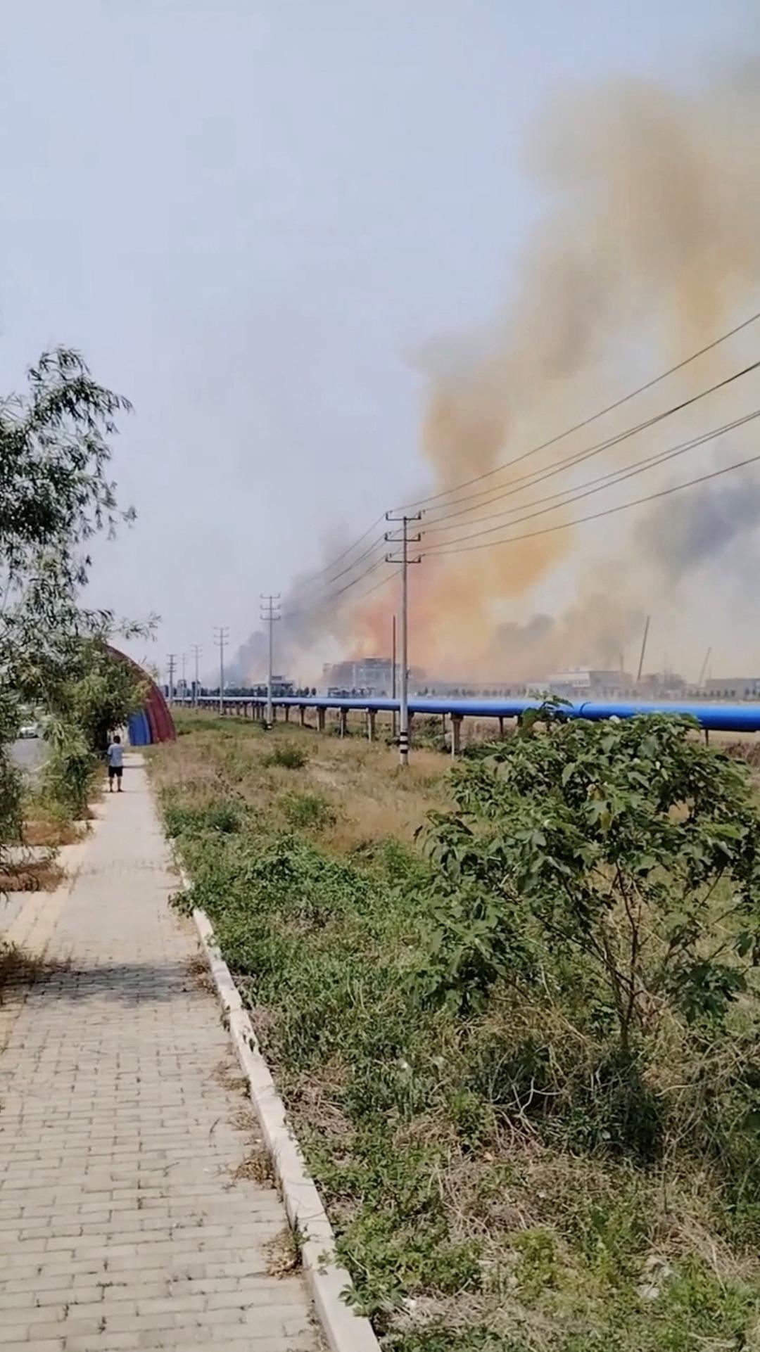 Çin de kimya fabrikasında patlama! Dünya bu görüntüleri konuşuyor: Çok sayıda ölü ve yaralı var 2