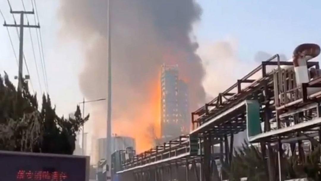 Çin de kimya fabrikasında patlama! Dünya bu görüntüleri konuşuyor: Çok sayıda ölü ve yaralı var 3