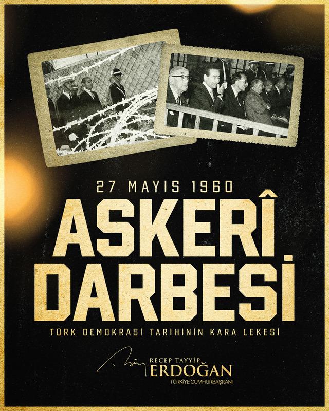 Cumhurbaşkanı Erdoğan'dan '27 Mayıs' mesajı - Politika - Ankara - 