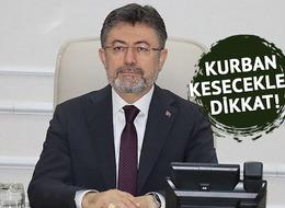 Kurban kesecekler dikkat! Bakan Yumaklı duyurdu: "Vatandaşlarımız müsterih olsun"