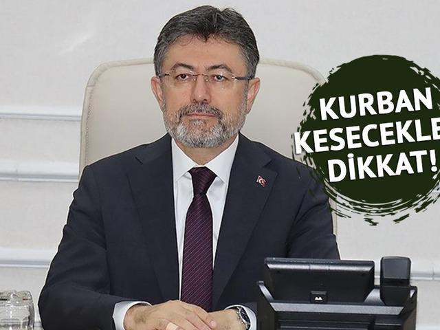 Kurban kesecekler dikkat! Bakan Yumaklı duyurdu: "Vatandaşlarımız müsterih olsun"