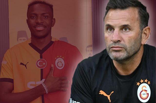 Taraftarın gönlüne adeta su serpti! Okan Buruk Victor Osimhen müjdesini canlı yayında verdi...
