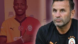 Taraftarın gönlüne adeta su serpti! Okan Buruk Victor Osimhen müjdesini canlı yayında verdi... 