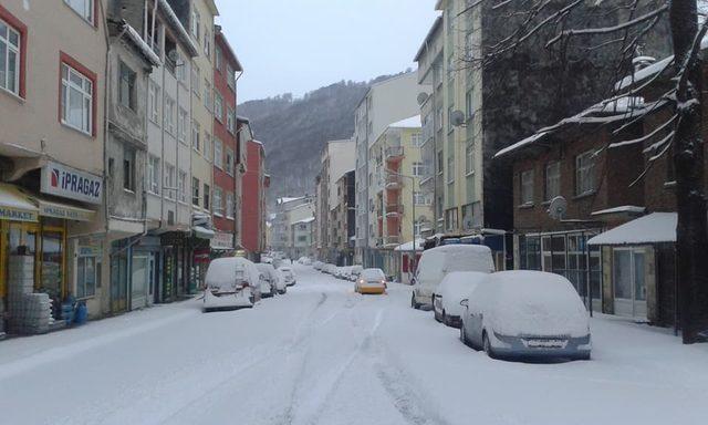 Ordu'da 2 ilçede okullara kar tatili