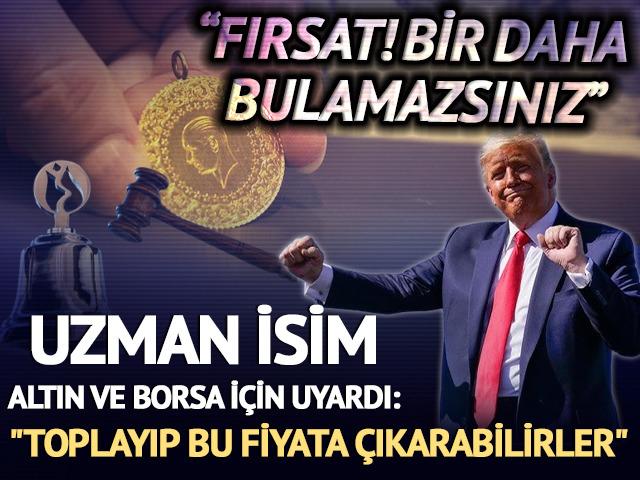 Borsa için tarih verdi, altın için uyardı: Toplayıp 4000 dolara çıkarabilirler ama..