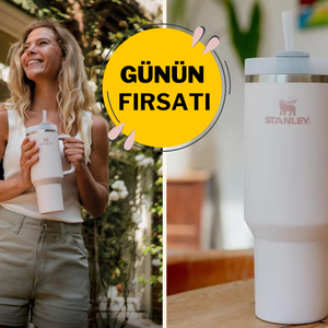 İçecekleri gün boyu sıcak, 48 saat buz gibi tutuyor! Stanley Quencher termos indirimde