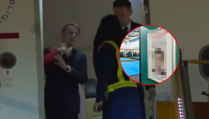 Eşinden tokat yemişti! Spor salonundan olay kampanya afişi...
