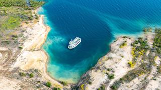 Torosların eteklerinde keşfedilmeyi bekleyen doğal güzellik! Ermenek Baraj Gölü turkuaz rengiyle dikkat çekiyor