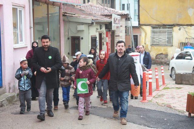 Çocuklar bağımlılıklara karşı Yeşilay’ın yanında