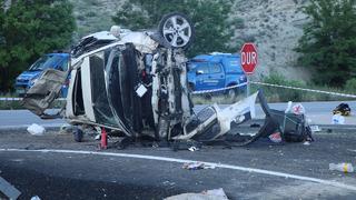 Çankırı'da otomobil takla attı; 1 ölü, 3 yaralı