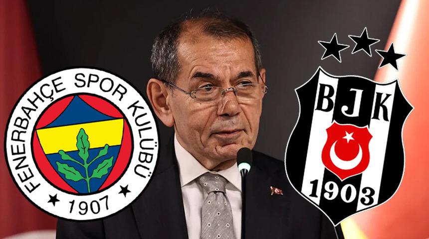 Galatasaray Başkanı Dursun Özbek'ten Fenerbahçe ve Beşiktaş'a gönderme!