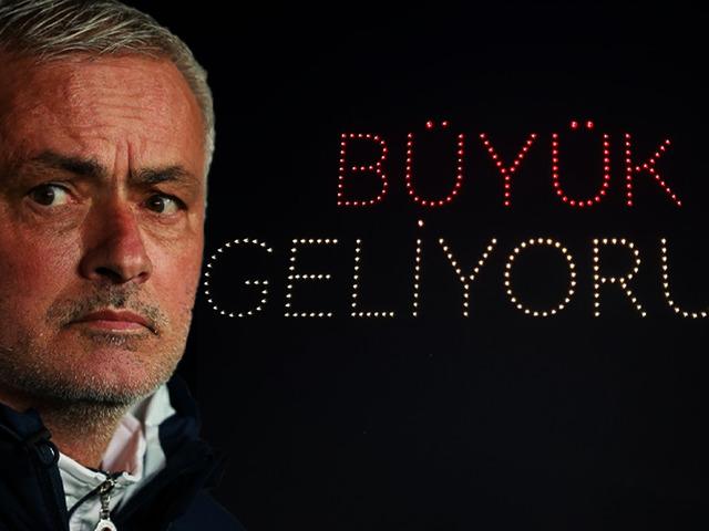 Galatasaray'dan Jose Mourinho'ya drone ile gönderme! 'The Real One'