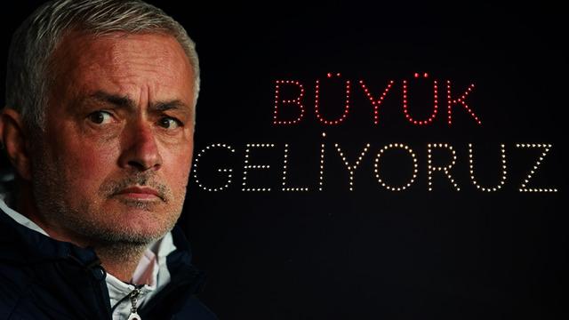 Galatasaray'dan Jose Mourinho'ya drone ile gönderme! 'The Real One'