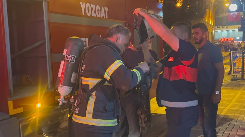 Yozgat’ta iş yeri yangını Kısa sürede kontrol altına alındı