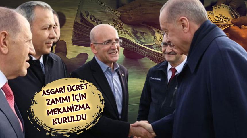 2025 ASGARİ ÜCRET ZAMMI SON DAKİKA | Zam beklentisi doğrudan Erdoğan'a iletildi, Mehmet Şimşek ile mekanizma kuruldu: Temmuz'da...
