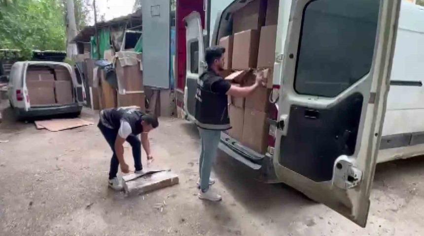 Adana’da 39 milyon TL’lik kaçakçılık operasyonu