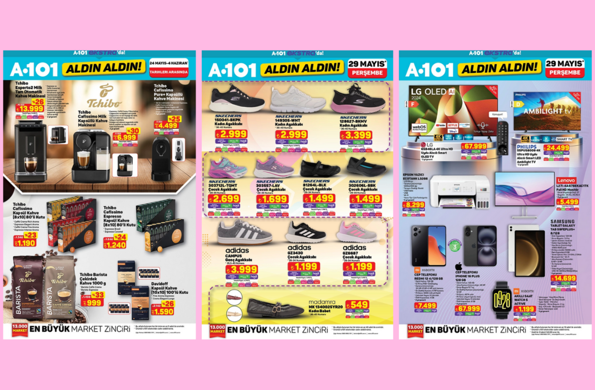 A101'e Tchibo kahve makineleri geliyor! İşte 29 Mayıs 2025 A101 Aldın Aldın Kataloğu