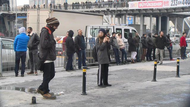 Hadımköy'de intihar girişimi