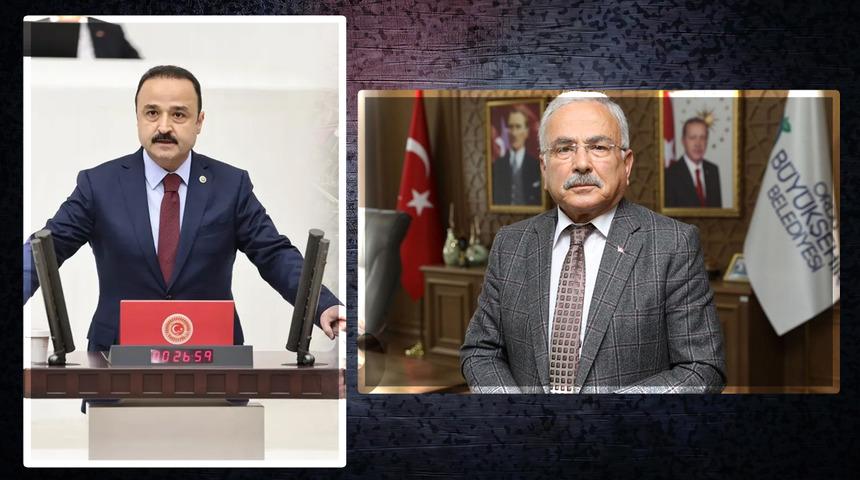 MHP'li milletvekili AK Partili belediye başkanını topa tuttu! Canlı yayında ağzına ne gelirse söyledi