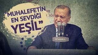 Son dakika  | 'Benjamin Franklin yeşili' göndermesi gündem yaratacak! Cumhurbaşkanı Erdoğan: Mavide de en çok avro mavisini tercih ediyorlar