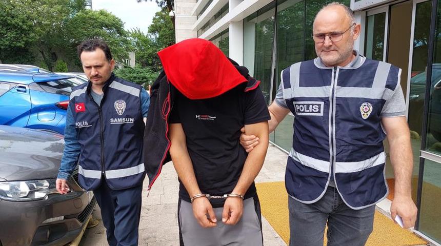 Samsun'da iğrenç olay! Tutuklandı