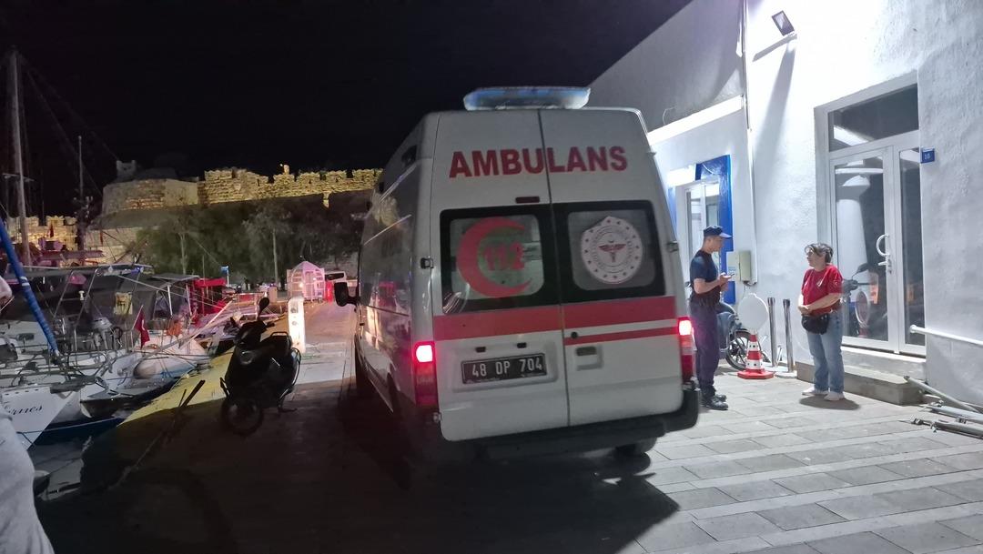 Bodrum da korkunç olay! Ayağına ağırlık bağlayıp denize atladı... 1