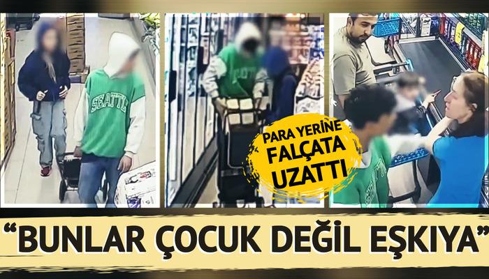 20255489-700x400 Daha küçücükler! İstanbul'da inanılmaz görüntüler: Market soyan çocuklar bir de kasiyere falçata çekti