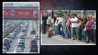 İzmir'de grevin ikinci günü! Duraklar doldu taştı, trafik durma noktası geldi