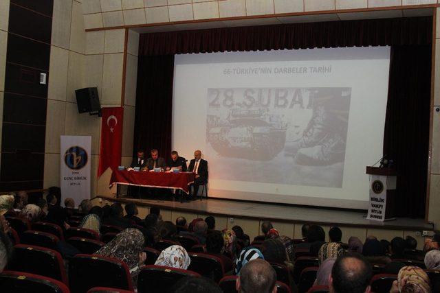 Bitlis’te “28 Şubat Darbesi ve Türkiye” paneli