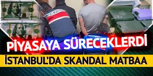 Valizler dolusu basmışlar! Görüntüler ortaya çıktı