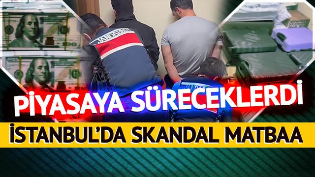 İstanbul'da skandal matbaa! Milyarlarca lira değerindeki sahte döviz ele geçirildi, yabancı uyruklu şüpheliler yakalandı