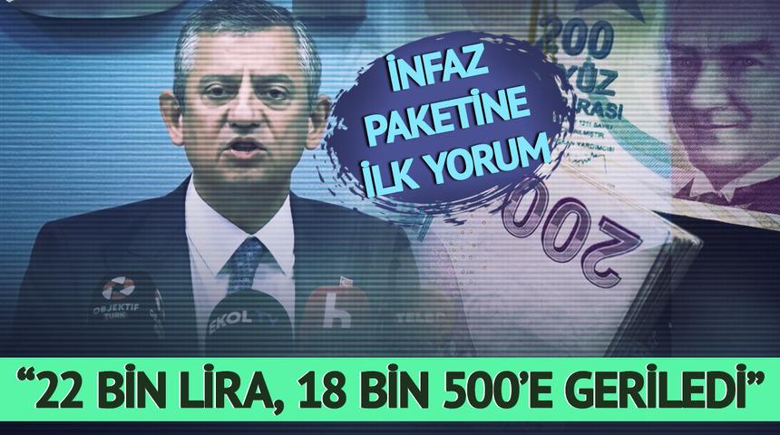 Son dakika | 'Asgari ücrete ara zam' için iki temas daha! Özgür Özel TÜİK rakamlarını işaret etti: "22 bin lira, 18 bin 500'e geriledi"