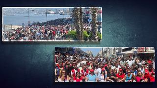 İzmir ayakta, işçiler sokaklara döküldü! Kuyruğun ucu bucağı gözükmedi... Cemil Tugay'dan sendikaya çağrı