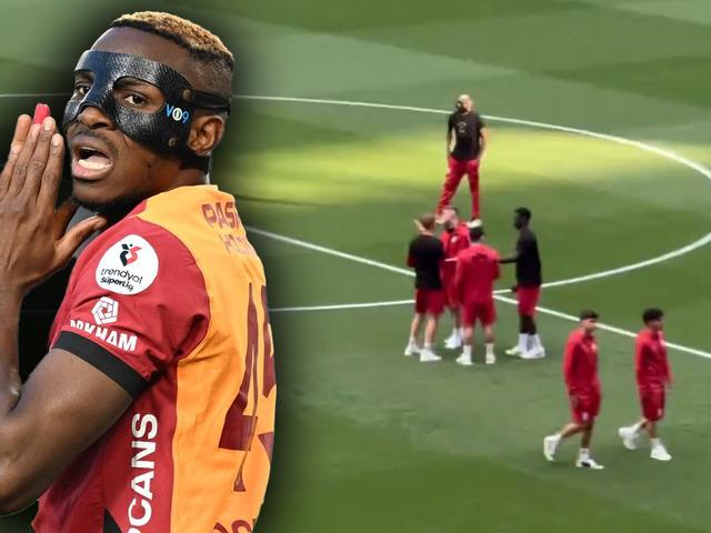 Galatasaray'da Osimhen adım adım vedaya hazırlanıyor! Saha zeminine çıktığında duygusal anlar yaşandı