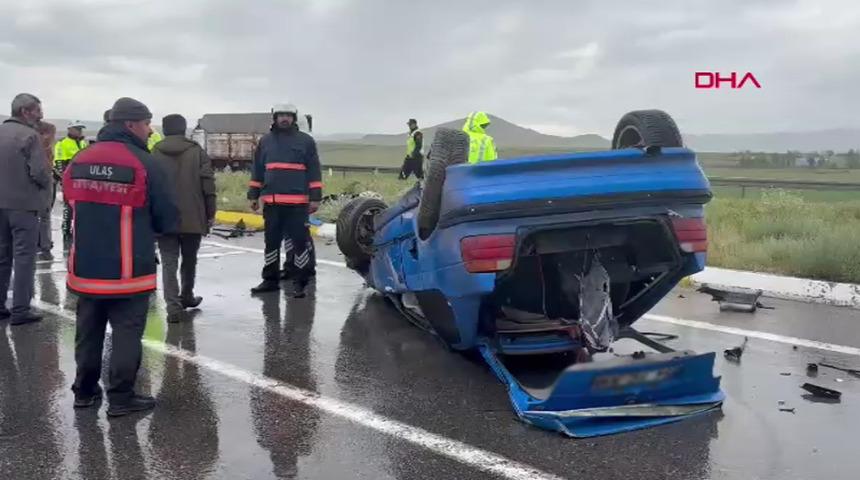 Sivas'ta feci kaza! 1 ölü, 4 yaralı