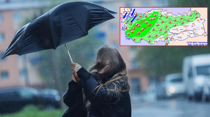 Meteoroloji saat vererek uyardı: 19 kentte 'sarı kod' alarmı! Kuvvetli sağanak geliyor