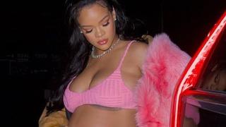 Rihanna iç çamaşırı markası için peş peşe poz verdi! 'Karnımı gizlemeye çalıştım'