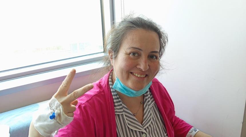 Akciğer nakli olan 41 yaşındaki kadın sağlığına kavuştu